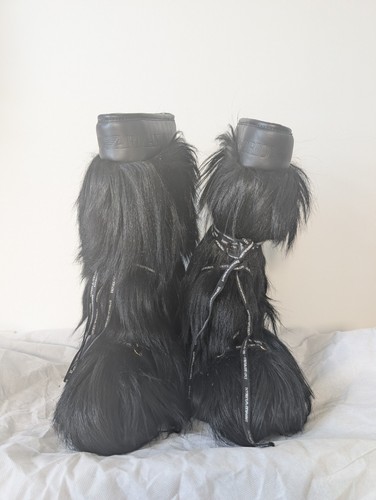 Emporio armani fur boots - fur,